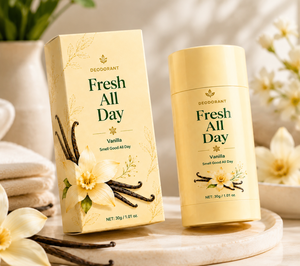 Desodorante en Barra de Vainilla Fresh That Lasts, Control de Olor 24H, Aclara las Axilas Oscuras, Desodorante Natural para Hombres y Mujeres - Product Image 6