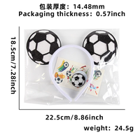2026 USA-Kanada-Mexiko Fan-Kit - Stirnbänder, Ohrringe, Tattoo-Aufkleber 3-teiliges Set Fußball-Cheerleading & Spieltag-Anfeuerungsartikel