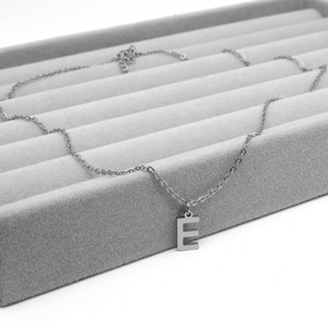 Collar con Letras del Alfabeto Inglés, Accesorios Coreanos, Diseño Exclusivo para Mujer, Colgante de Acero Inoxidable, Collar de Titanio - Product Image 6