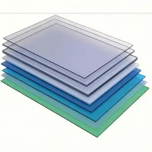 Kostenlose Probe klar kratz fest UV-Polycarbonat PC Ganzjahres-Leistung solide schwarze Polycarbonat platte