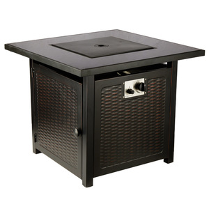 Fábrica directamente Teslin + Material de acero al aire libre gas propano jardín patio mesa de fogata - Product Image 4