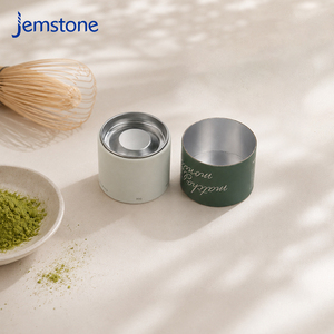 Envases Cilíndricos de Cartón Redondos para Alimentos, Hechos con Materiales Reciclables, Personalizados, de Alta Gama, para Proteínas, Matcha en Polvo, Té, de Grado Alimenticio - Product Image 2