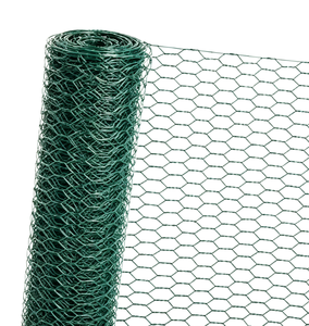 <b>Plastic</b> Coated Hexagonal Wire Mesh Corrosion Resistant Twist Net For Farm <b>Enclosure</b> Garden Isolation Construction Use - Product Image 1