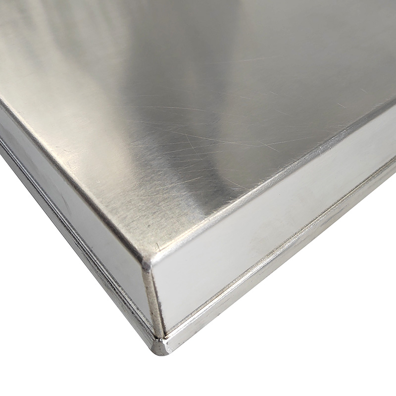 Bakery Tray Hand-welded Right-angle Flanged Aluminum Baking Sheet Pan 400*600 , Rectangular Oven Pan Baking Cookie Sheets