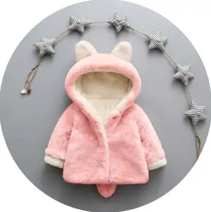 2023 Hot Selling Warm Outerwear for Children Winter Warm Coat Baby Girl Faux Fur Outwear Boys Kids Winter Coat Clothes