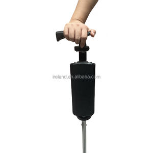 Tongkat berjalan dengan bangku, kursi tongkat lipat Aluminium kaki tiga - Product Image 4