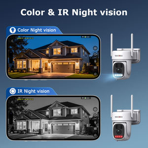Caméra de sécurité extérieure sans fil WiFi HaLow 3MP avec projecteur PTZ, vision nocturne CMOS, détection humaine PIR <span class=keywords><strong>Cloud</strong></span> et audio bidirectionnel - Product Image 5