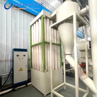 Houtmeelmachine met hoge fijnheid, schijftype, 40-200 mesh, voor bamboezaagsel, rijstvlies, stro voor WPC, BPC en wierookproductie