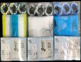 Set di Asciugamani da Bagno in Cotone a Righe Tinto in Filo, Rettangolari, Delicati sulla Pelle, per Uso Domestico, Misura Adulto - Product Image 3