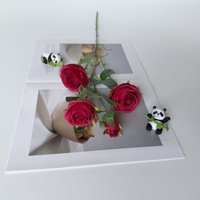 Bouquets de fleurs d'imitation de camélia tissées à la main personnalisés, haute capacité d'absorption d'humidité, pour mariage, Saint-Valentin, arrangements à domicile