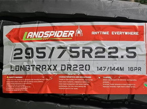 Neumáticos de Acero para Camiones Todoterreno, para Todas las Posiciones, Tamaño 295/75R22.5, 16 Capas, para Remolques, al por Mayor - Product Image 6