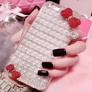 Caso Handmade per la signora della perla del Diamante del telefono delle cellule della cassa del telefono della copertura posteriore per <span class=keywords><strong>samsung</strong></span> note10 A10 A30 A50 A70 A10S a20S - Product Image 3