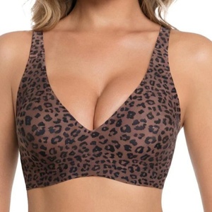 <span class=keywords><strong>Soutien</strong></span>-<span class=keywords><strong>gorge</strong></span> sans armatures à fermeture latérale pour femme, style <span class=keywords><strong>léopard</strong></span>, best-seller transfrontalier, directement du fabricant, coupe 3/4, style Pure Desire sexy - Product Image 2