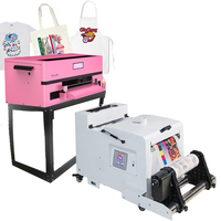 Kit d'impression Haolic XP600, imprimante DTF, transfert thermique, film PET A3 avec shaker à poudre, film en rouleau de 13 pouces pour tout textile, imprimante DTF