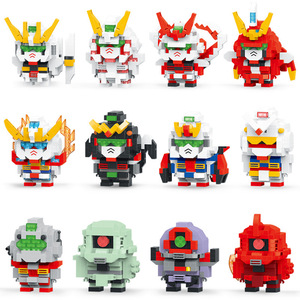 Nuevos bloques Nano caja ciega Street Kid ladrillos dibujos animados juegos de bloques de construcción Kitty Party Favor juguetes niños juguetes W2305 - Product Image 5