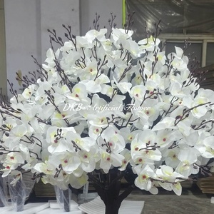Árbol de Flores Artificial para Mesa de Boda, Centro de Mesa con Árbol de Flores de Cerezo, Decoración con Árbol de Orquídeas Blancas para Eventos y Fiestas - Product Image 3