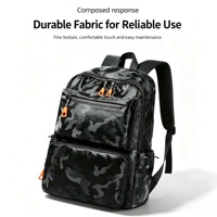 Sac à dos pour ordinateur portable imperméable pour hommes, antivol, grande capacité, durable, léger, tendance, pour l'extérieur