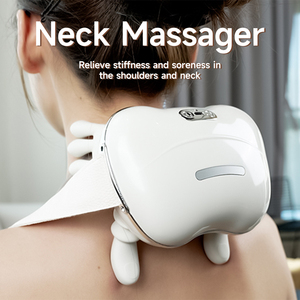 Kunden spezifische Farbe Typ-C Aufladen Hals Schulter massage gerät Shiatsu Trapez ius Muskel Simulierte Hand massage Entspannung Heizung - Product Image 3