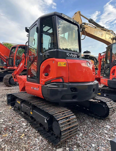 รถขุดขนาดเล็กคุณภาพสูง Kubota KX163 ได้รับการรับรองมาตรฐาน CE พร้อมอุปกรณ์เสริมเบรกเกอร์ อ๊อกเกอร์ และทัมบ์ มีสินค้าในสต็อกพร้อมขาย - Product Image 3