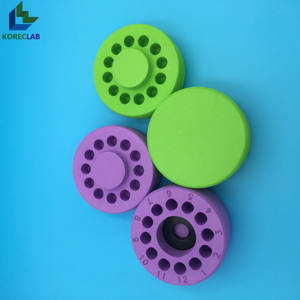 Contenedor de almacenamiento de enfriamiento de seguridad de celda de alcohol sin 12 pozos Equipo de laboratorio biológico - Product Image 4