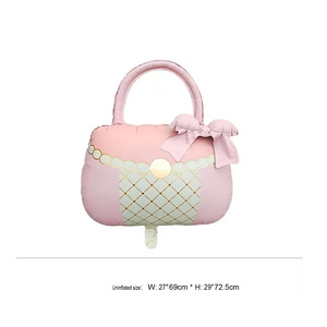 Venda por Atacado de Vestido de Princesa Rosa para Casamento, Balões de Folha 4D para Decorações de Chá de Bebê e Festa de Aniversário de Princesa - Product Image 6