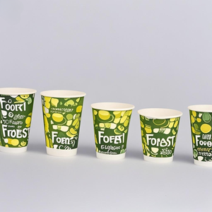 Eco Friendly Impreso Logo <span class=keywords><strong>Comprar</strong></span> Taza de Papel Take Away Coffee 8 Oz 12 - Product Image 3
