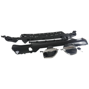 Divisor de difusor de parachoques trasero ABS estilo <span class=keywords><strong>M440</strong></span> con puntas de escape para <span class=keywords><strong>BMW</strong></span> G22 G23 420 430 440 con paquete M 2020up - Product Image 1
