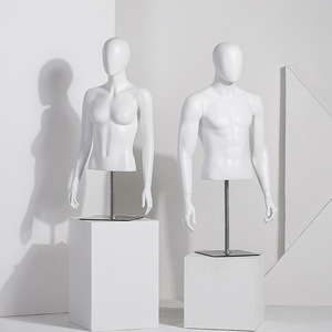 Mannequin unisexe de qualité supérieure, personnalisation d'usine, mannequin demi-corps pour vitrine, fabricants de mannequins de luxe - Product Image 2