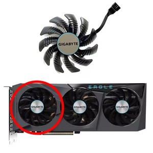 Nuevo ventilador GPU de 75MM y 4 pines PLD08010S12HH 6700XT para tarjeta gráfica GIGABYTE RADEON RX <span class=keywords><strong>6600</strong></span> 6700 XT GEFORCE RTX 3070 <span class=keywords><strong>TI</strong></span> EAGLE - Product Image 2