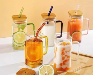 Taza <span class=keywords><strong>de</strong></span> vidrio <span class=keywords><strong>de</strong></span> alta calidad para el hogar <span class=keywords><strong>con</strong></span> pajitas <span class=keywords><strong>con</strong></span> asas, tazas <span class=keywords><strong>de</strong></span> vidrio cuadradas, tazas <span class=keywords><strong>de</strong></span> agua para mujeres, EN STOCK <span class=keywords><strong>AHORA</strong></span> - Product Image 4