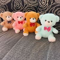 20cm Toptan Çoklu Stiller Sevimli Oyuncak Ayı Yumuşak Hayvan Tavşan Peluş Dolgulu Oyuncaklar Pençe Makinesi İçin