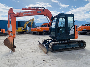 Miniexcavadora de orugas Hitachi ZX75US de 7 toneladas usada original, buen estado, motor Yanmar, bomba hidráulica, maquinaria de construcción - Product Image 3