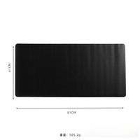 En stock tapis de souris antidérapant tapis de bureau pour ordinateur portable pliable en cuir Pu