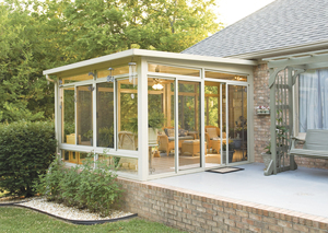 Véranda en verre bioclimatic <span class=keywords><strong>Serre</strong></span> en aluminium Couvertures de patio attachées Jardin d'hiver Véranda commerciale Solarium en verre <span class=keywords><strong>Petite</strong></span> maison - Product Image 6