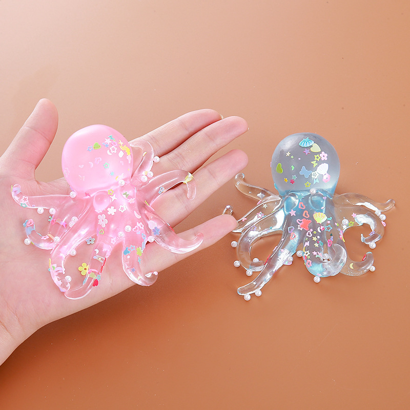 20640-Transparent Baby octopus Squishy