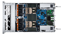 Serveur informatique Barebone Poweredge R6625 Serveur Emc Zfs Superordinateur X2 Hébergement Serveur dédié