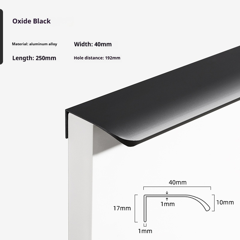 250mm Nero grigio oro viola