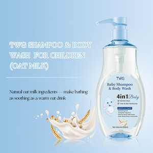 TWG RTS Vente flash 4 en 1 Shampooing et gel <span class=keywords><strong>douche</strong></span> pour bébé Soins de la peau sensibles Shampooing nourrissant pour bébé Nettoyant hydratant pour le corps des enfants - Product Image 5