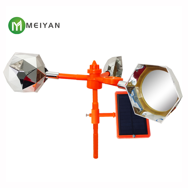 Tige droite d'isolation polygonale argentée + boîte vocale réglable