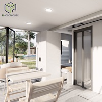 Maison magique, conteneur habitable pliable, conteneur extensible de 20 pieds, maison portable, maison pliable en conteneur