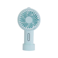 Mini ventilateur portable USB rechargeable pour enfants, avec lumière LED, alimenté par batterie, pour l'extérieur