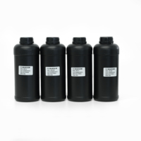 Tinta Rígida para Impresora UV, Inyección Consistente, C M Y K, 1L, para Impresión Digital Industrial