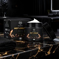 Crème Corporelle Chauffante Fermentée pour Massage, Favorisant la Transpiration, Raffermissante, Lissante et Hydratante, pour la Taille, l'Abdomen et les Cuisses, Crème Modelante Corporelle