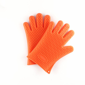 Gant de <span class=keywords><strong>cuisine</strong></span> antidérapant en silicone résistant à la <span class=keywords><strong>chaleur</strong></span>, multi-usages, avec logo personnalisé, vente en gros d'usine, durable - Product Image 6