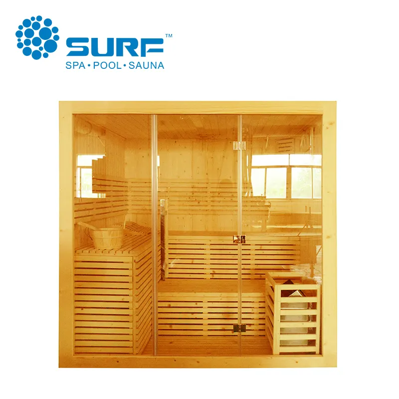 Sauna vapeur Portable, plus de 4 personnes, finition en bois, pour l'intérieur