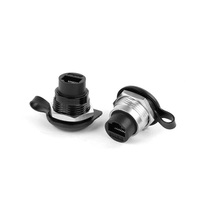 8-poliger IP65-Steckersignal-Panel-Anschluss Gerader Typ Dual Rj45-Anschluss, Rj45-zu-Rj45-Anschluss