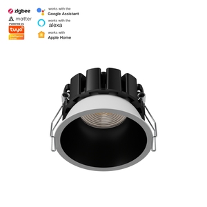 Éclairage intelligent moderne pour intérieur, downlight <span class=keywords><strong>Tuya</strong></span> WiFi, en aluminium moulé sous pression, IP44, étanche, encastré, réglable, LED CRI95, haute efficacité, hôtel - Product Image 2