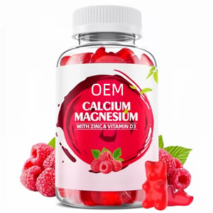 Gomitas de Calcio, <span class=keywords><strong>Magnesio</strong></span> <span class=keywords><strong>con</strong></span> <span class=keywords><strong>Zinc</strong></span> <span class=keywords><strong>y</strong></span> Vitamina D3, Suplemento Dietético - Product Image 1