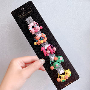 10 pz Per sacchetto morbido animale con cuore in gomma elastico Per <span class=keywords><strong>capelli</strong></span> cravatte Per <span class=keywords><strong>capelli</strong></span> Per bambine - Product Image 4