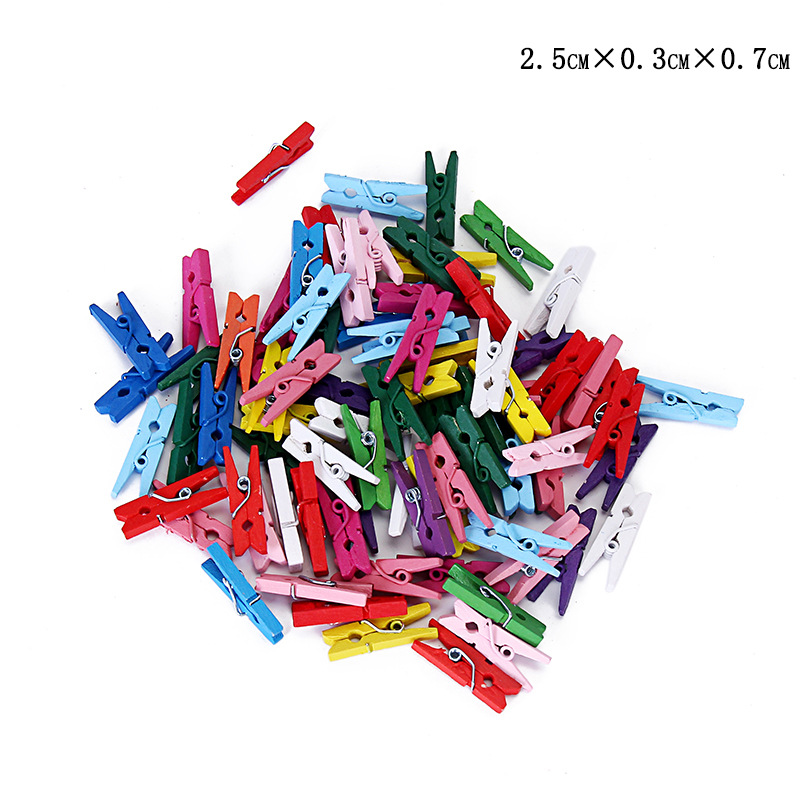 Multicolore, 100 pièces/sac, couleurs aléatoires.